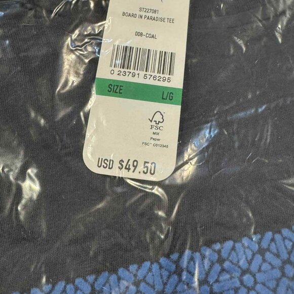 Tommy Bahama Cotton Board in Paradise Graphic T-Shirt Crew Tee Men's - Picture 9 of 11